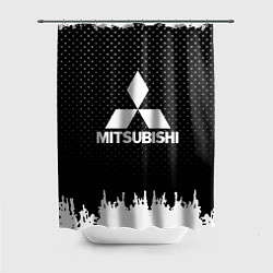 Шторка для душа Mitsubishi: Black Side, цвет: 3D-принт