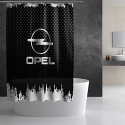 Шторка для душа Opel: Black Side, цвет: 3D-принт — фото 2