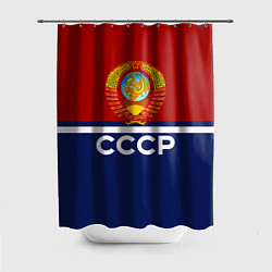 Шторка для душа СССР: Спортсмен, цвет: 3D-принт