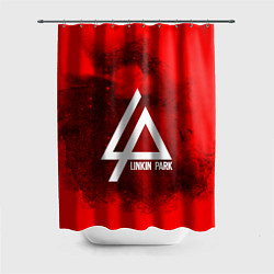 Шторка для душа Linkin Park: Red Wave, цвет: 3D-принт