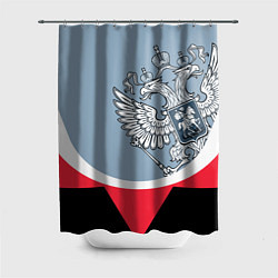 Шторка для душа Русский герб, цвет: 3D-принт
