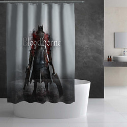 Шторка для душа Bloodborne: Hell Knight, цвет: 3D-принт — фото 2