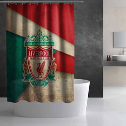 Шторка для душа FC Liverpool: Old Style, цвет: 3D-принт — фото 2
