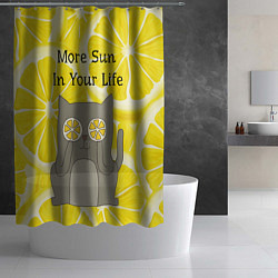 Шторка для душа More Sun In Your Life, цвет: 3D-принт — фото 2