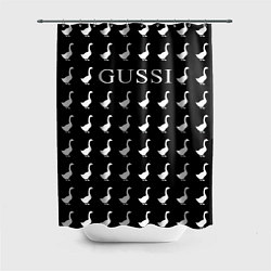 Шторка для душа GUSSI Black, цвет: 3D-принт