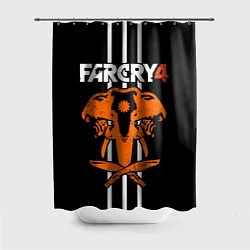 Шторка для душа Far Cry 4: Orange Elephant, цвет: 3D-принт