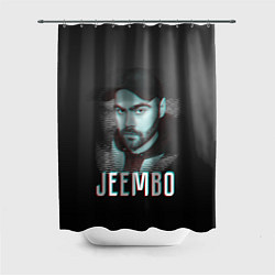 Шторка для душа Jeembo glitch, цвет: 3D-принт