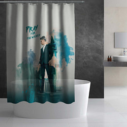 Шторка для душа Brendon Urie, цвет: 3D-принт — фото 2