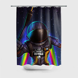 Шторка для душа Fortnite: Space Rainbow, цвет: 3D-принт