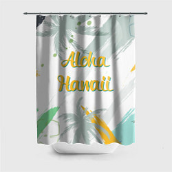 Шторка для душа Aloha Hawaii, цвет: 3D-принт