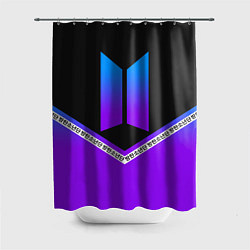 Шторка для душа BTS: Neon Symbol, цвет: 3D-принт