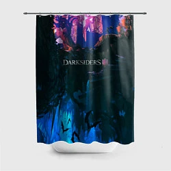 Шторка для душа Darksiders 3, цвет: 3D-принт