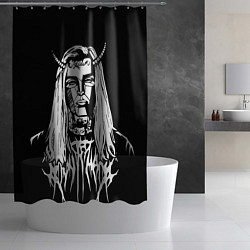 Шторка для душа Ghostemane: Devil, цвет: 3D-принт — фото 2