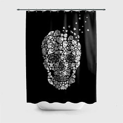 Шторка для ванной Diamond Skull