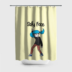 Шторка для душа Sally Face: Rock You, цвет: 3D-принт