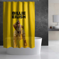 Шторка для душа Billie Eilish: Lovely, цвет: 3D-принт — фото 2