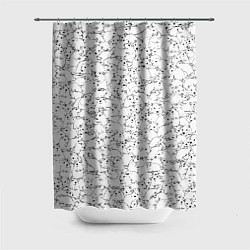 Шторка для душа Белые мыши, цвет: 3D-принт