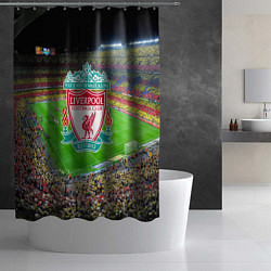 Шторка для душа FC Liverpool, цвет: 3D-принт — фото 2