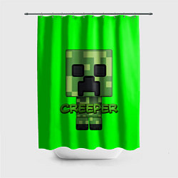 Шторка для душа MINECRAFT CREEPER, цвет: 3D-принт