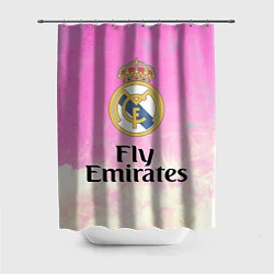 Шторка для душа Реал Мадрид, цвет: 3D-принт