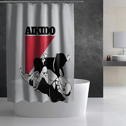 Шторка для душа Aikido, цвет: 3D-принт — фото 2