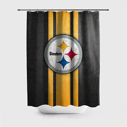 Шторка для душа Pittsburgh Steelers, цвет: 3D-принт