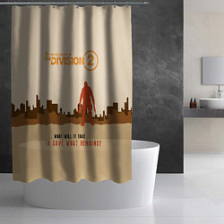 Шторка для душа Tom Clancy's The Division 2, цвет: 3D-принт — фото 2