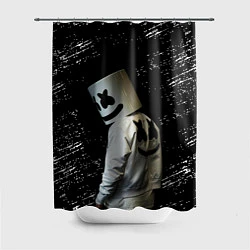 Шторка для душа Marshmello, цвет: 3D-принт