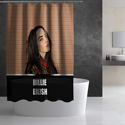 Шторка для душа Billie Eilish, цвет: 3D-принт — фото 2