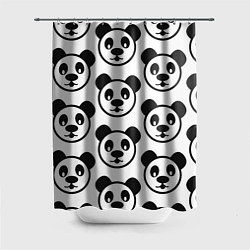 Шторка для душа Panda, цвет: 3D-принт