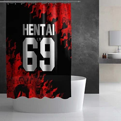Шторка для душа HENTAI 02, цвет: 3D-принт — фото 2