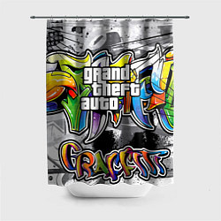Шторка для душа GTA, цвет: 3D-принт