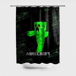 Шторка для душа MINECRAFT CREEPER, цвет: 3D-принт