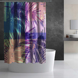 Шторка для душа Тропики, цвет: 3D-принт — фото 2