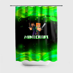 Шторка для душа Minecraft 1, цвет: 3D-принт