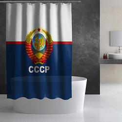 Шторка для душа СССР, цвет: 3D-принт — фото 2
