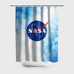 Шторка для душа NASA НАСА, цвет: 3D-принт