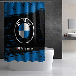 Шторка для душа BMW БМВ, цвет: 3D-принт — фото 2