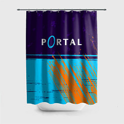 Шторка для душа PORTAL ПОРТАЛ, цвет: 3D-принт