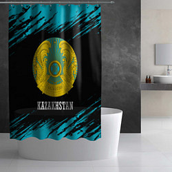 Шторка для душа KAZAKHSTAN КАЗАХСТАН, цвет: 3D-принт — фото 2