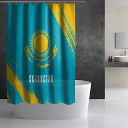 Шторка для душа КАЗАХСТАН KAZAKHSTAN, цвет: 3D-принт — фото 2