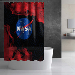 Шторка для душа NASA НАСА, цвет: 3D-принт — фото 2