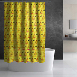 Шторка для душа Pikachu БОМБИНГ, цвет: 3D-принт — фото 2
