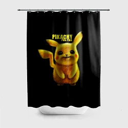 Шторка для душа Pikachu Pika Pika, цвет: 3D-принт