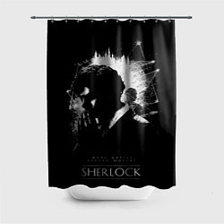 Шторка для душа Шерлок Холмс, цвет: 3D-принт