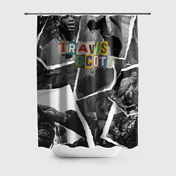 Шторка для душа Travis Scott photo, цвет: 3D-принт