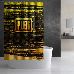 Шторка для душа PUBG ПАБГ, цвет: 3D-принт — фото 2