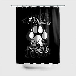 Шторка для ванной Furry proud