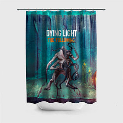 Шторка для душа Dying light Мутант, цвет: 3D-принт