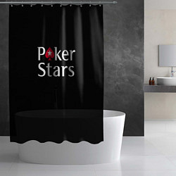 Шторка для душа Poker Stars, цвет: 3D-принт — фото 2
